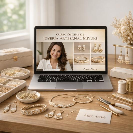 Curso de Joyeria Artesanal Miyuki + 8 regalos exclusivos 🎁🎁🎁